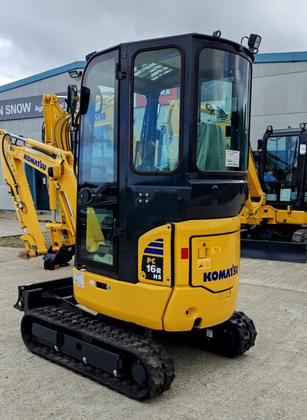 NEW KOMATSU PC16-R 3 CAB MINI EXCAVATOR